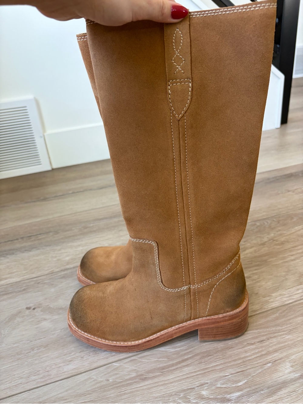 Free People Blaze Tall Suede Boots